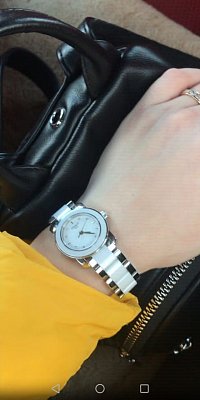 Фото покупателя: Швейцарские керамические наручные часы Tissot Cera T064.210.22.016.00
