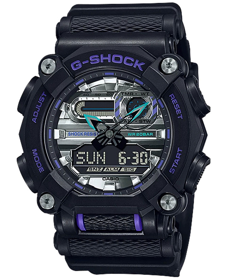 Часы Casio G-Shock GA-900AS-1A — мужские, черный