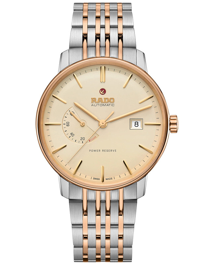 Часы Rado Coupole Classic Automatic Power Reserve R22878313 — мужские, золотой