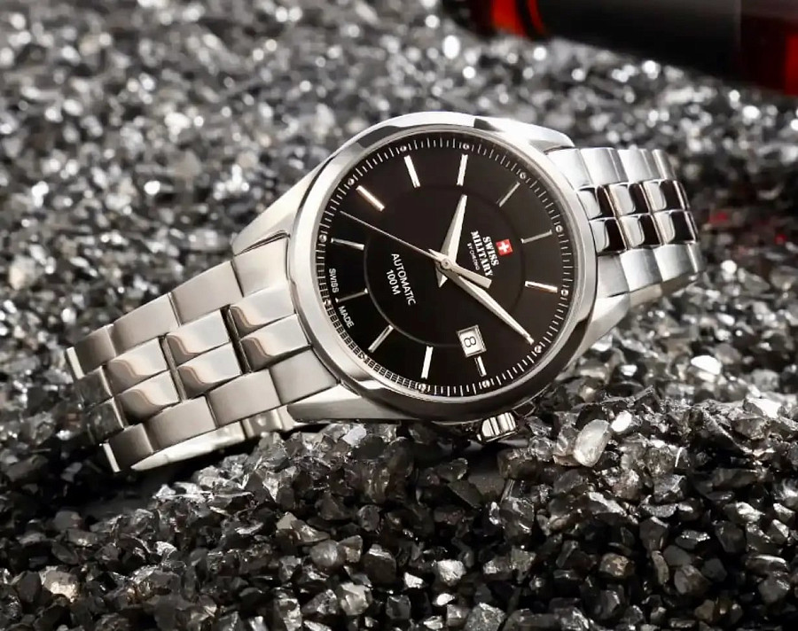 Часы Swiss Military by Chrono SMA34085.01 — мужские, серебристый