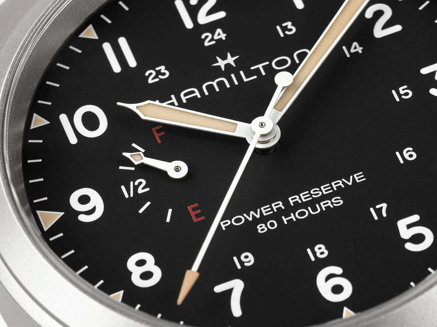 Часы Hamilton Khaki Field Mechanical Power Reserve 40mm H69509130 — артикул H69509130