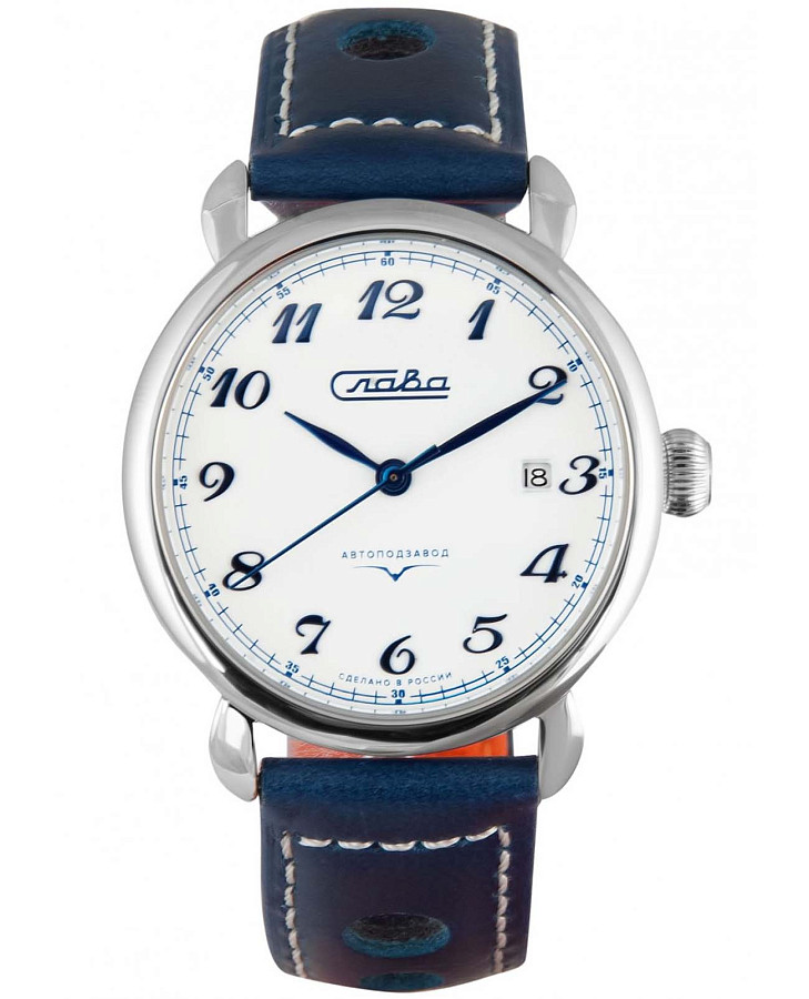Часы Слава Традиция 2410497/300-1612 — мужские, белый