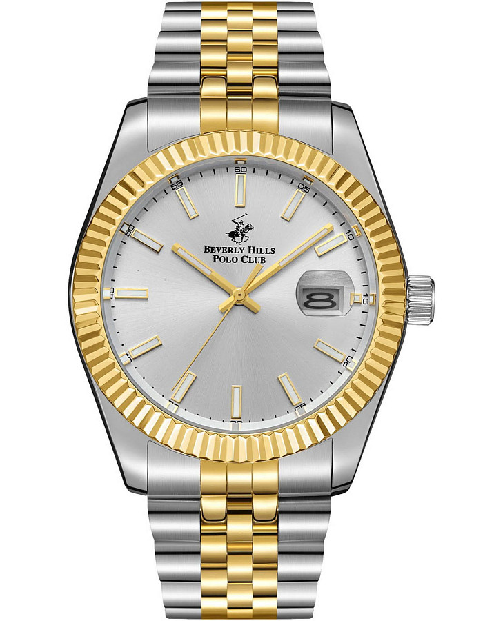 Часы Beverly Hills Polo Club BP3018X.230 — мужские, серебристый