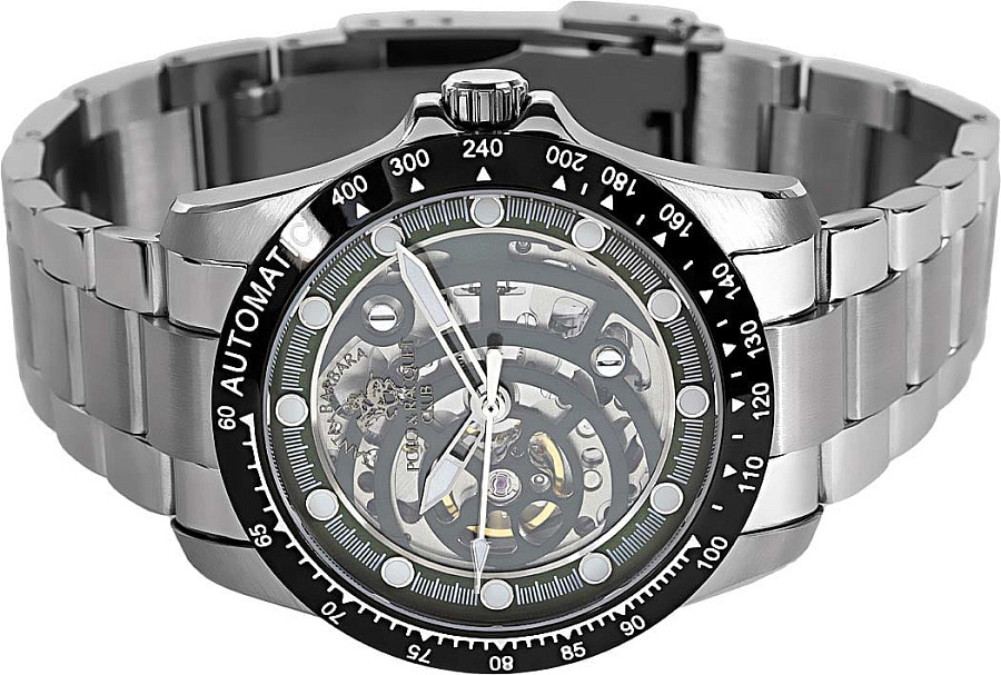 Часы Santa Barbara Polo & Racquet Club Luxury SB.1.10527-4 — механические, сталь металл