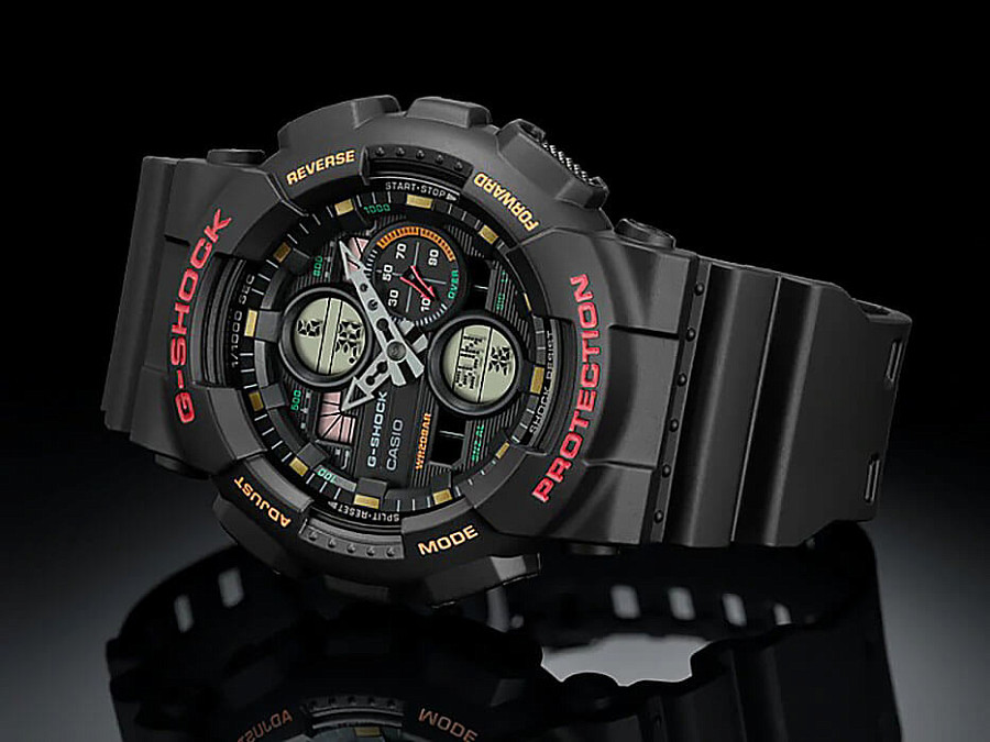 Часы Casio G-Shock GA-140-1A4DR (GA-140-1A4) — пластик, пластик