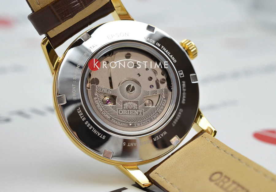 Часы Orient Sun And Moon RA-AS0010S (RN-AS0010S) — мужские, кожаный