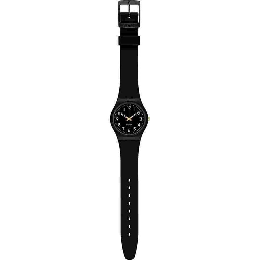 Часы Swatch Gent Biosourced Standard SO28B113 — черный, пластик