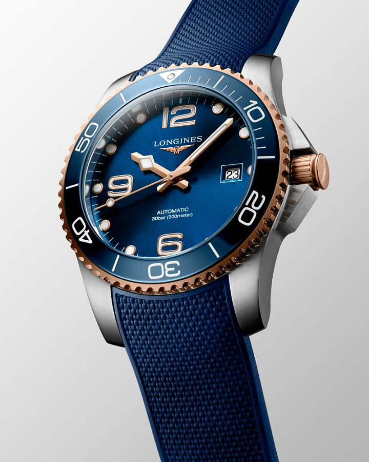 Часы Longines HydroConquest L3.781.3.98.9 — каучук, мужские