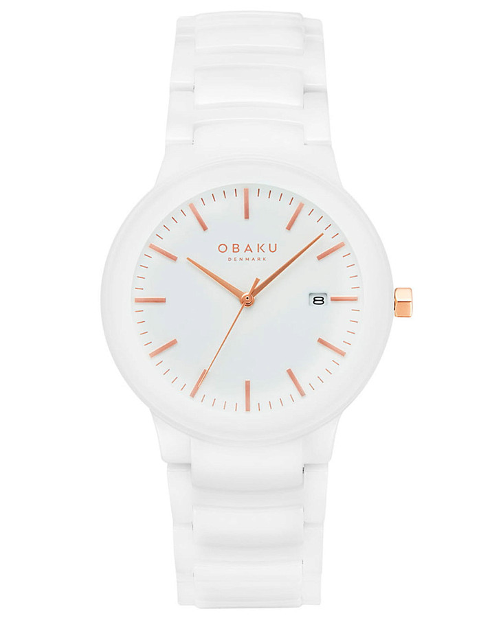 Часы Obaku Pil Lille V280LDWWCW — женские, белый
