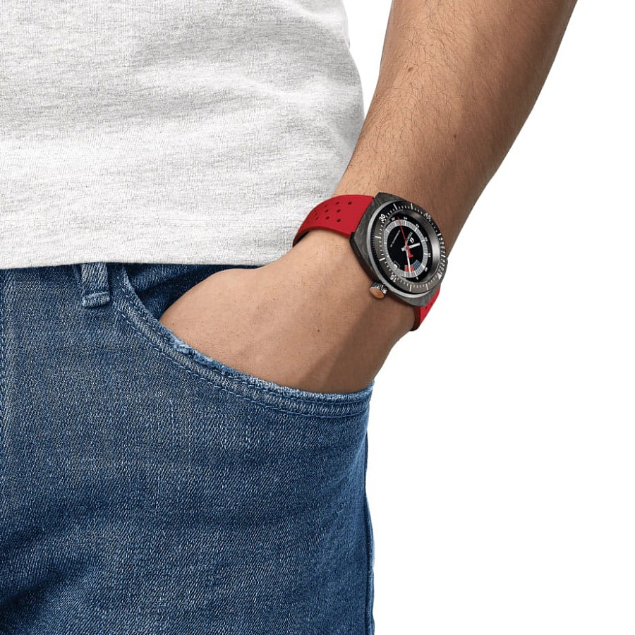 Часы Tissot Sideral S Powermatic 80 T145.407.97.057.02 — механические, сталь карбон металл