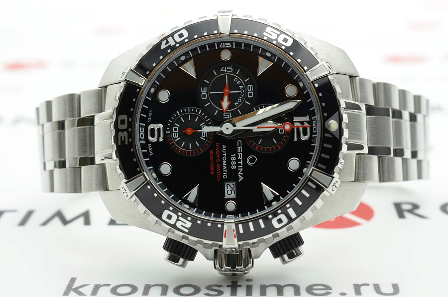 Часы Certina DS Action Diver Chronograph Automatic C032.427.11.051.00 — мужские, нержавеющая сталь