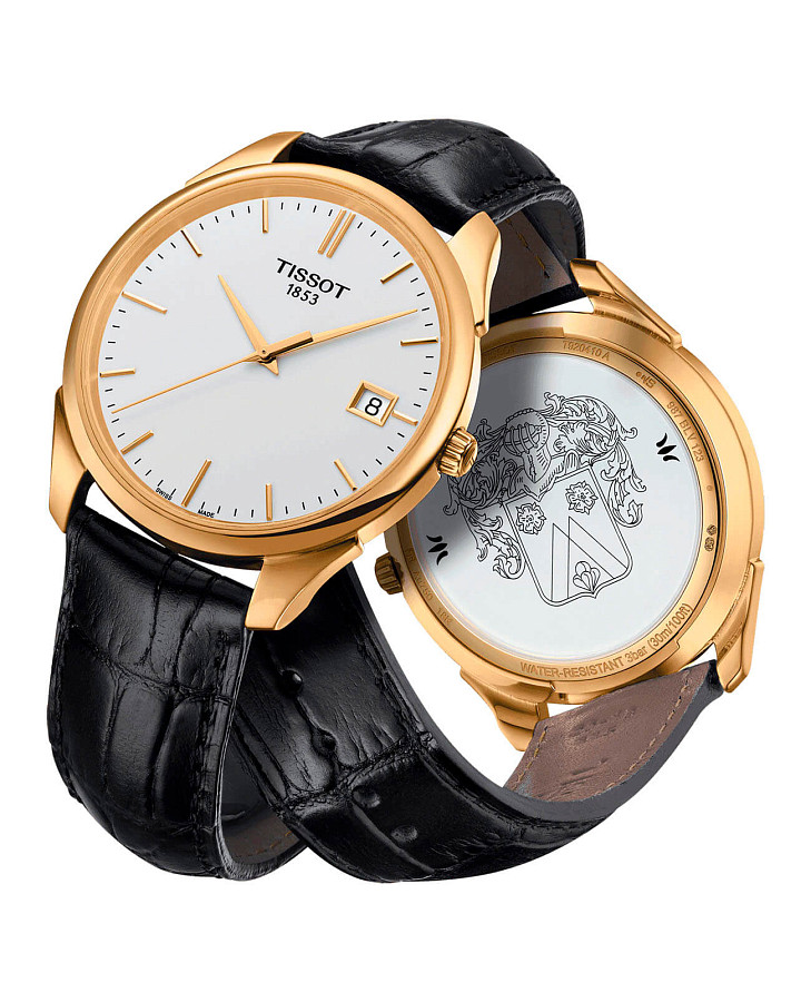 Часы Tissot Vintage 18K Gold T920.410.16.011.00 — кожаный, мужские