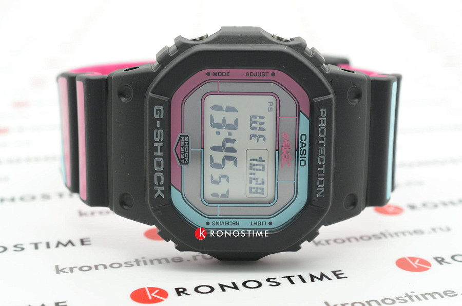 Часы Casio G-Shock x Gorillaz GW-B5600GZ-1 — пластик, мужские