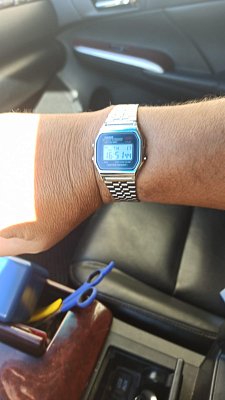 Фото покупателя: Японские наручные часы Casio Vintage A-159WA-N1DF (A159WA-N1)
