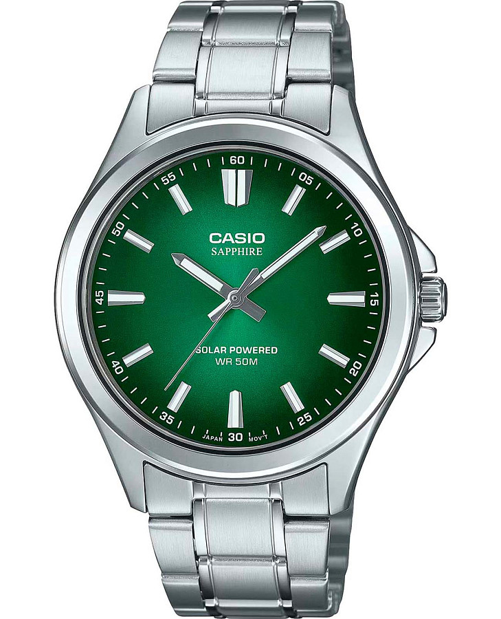 Часы Casio Collection MTS-RS100D-3A — мужские, зеленый