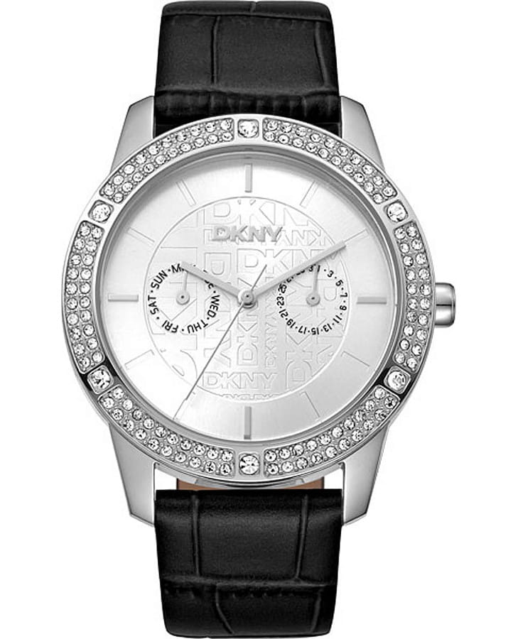 Часы DKNY Chambers Glitz DK1L056L0015 — женские, серебристый