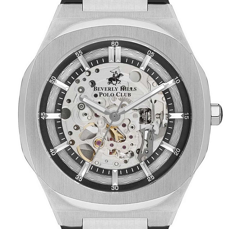 Часы Beverly Hills Polo Club BP3543X.351 — серебристый, сталь металл