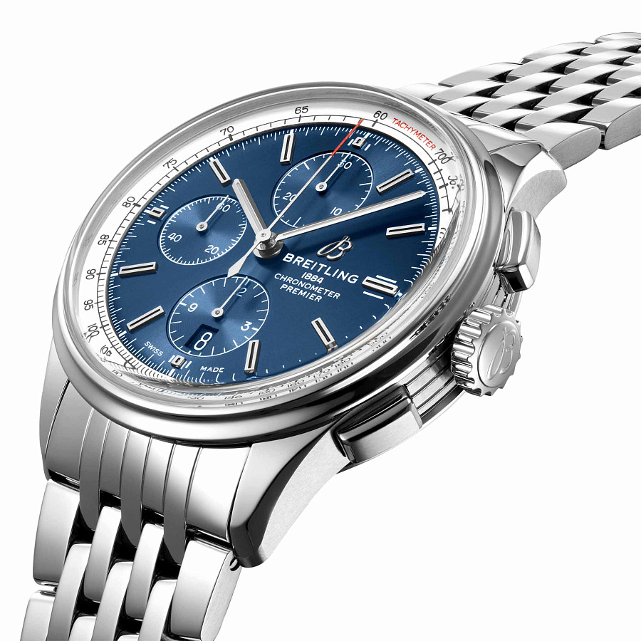 Часы Breitling Premier Chronograph 42 A13315351C1A1 — механические, сталь металл