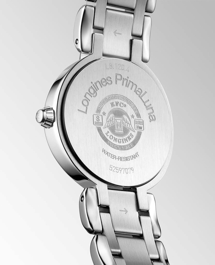 Часы Longines PrimaLuna L8.120.4.71.6 — сталь металл, Швейцария