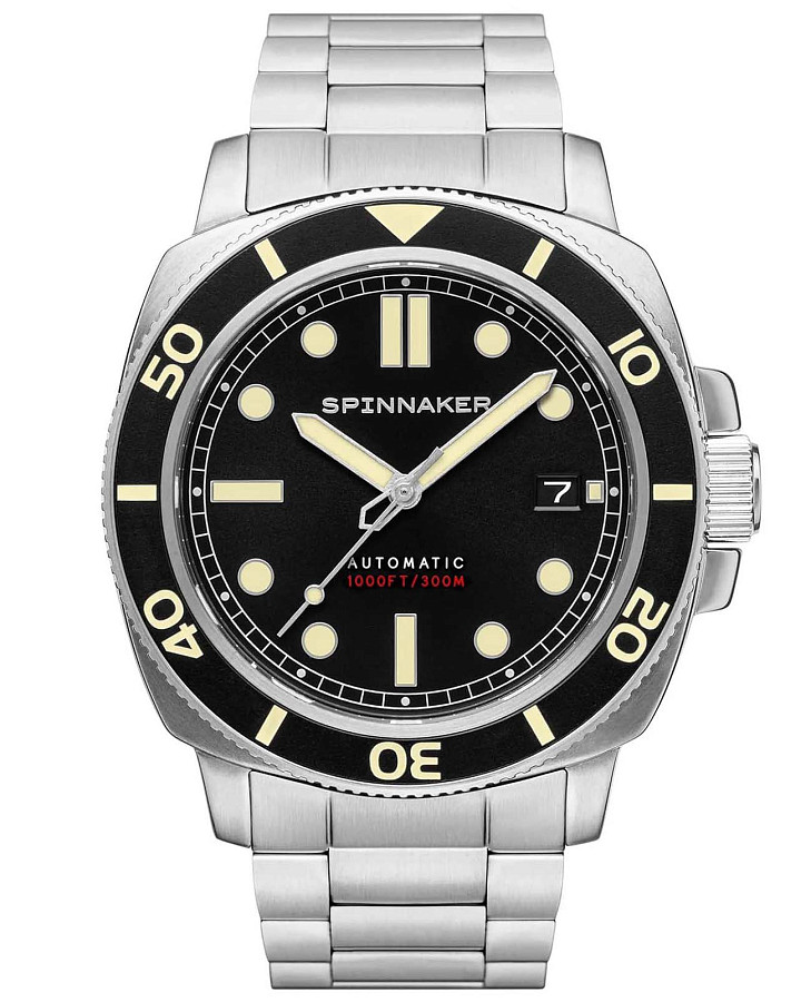 Часы Spinnaker Hull Diver SP-5088-11 — мужские, черный