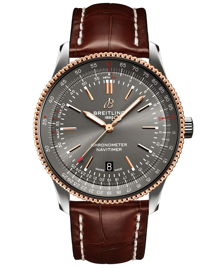 Часы Breitling Navitimer Automatic 41 U17326121M1P1 — мужские, антрацитовый