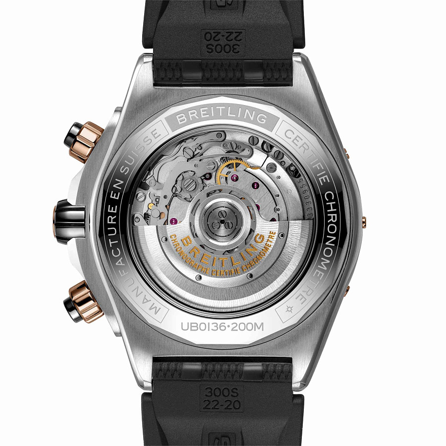 Часы Breitling Super Chronomat B01 44 UB0136251L1S1 — механические, сталь металл золото