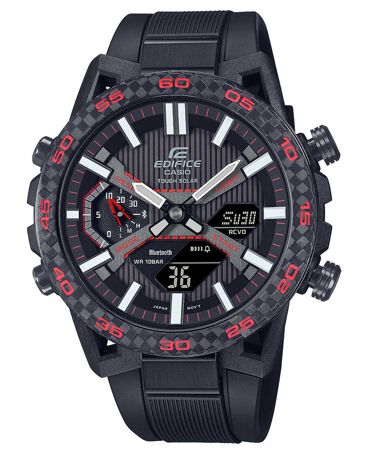 Часы Casio Edifice ECB-2000PB-1ADF (ECB-2000PB-1A) — мужские, черный