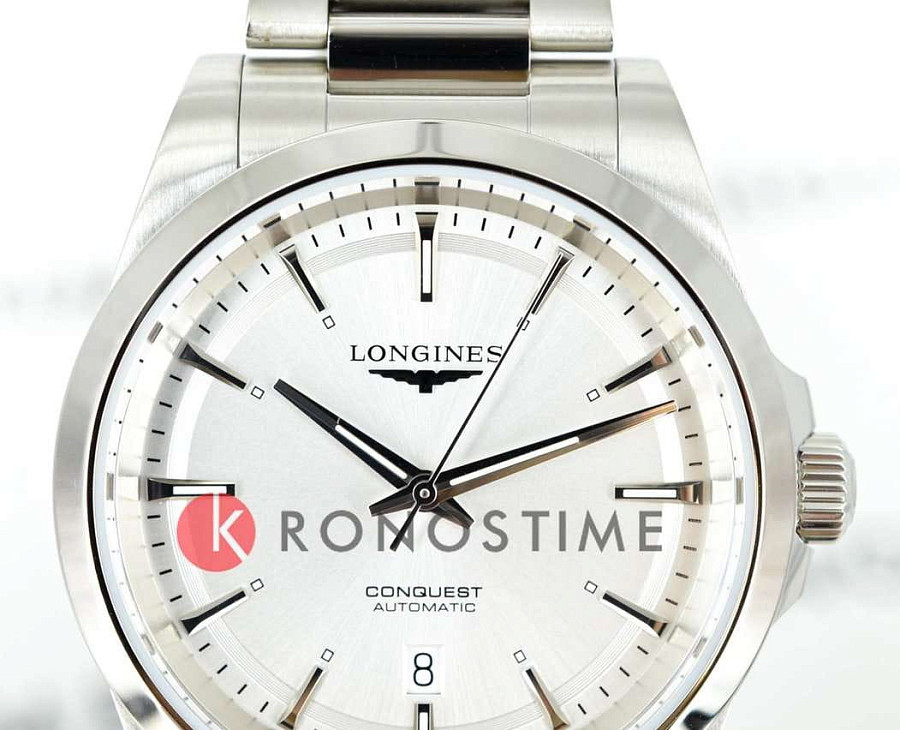 Часы Longines Conquest L3.830.4.72.6 — сталь металл, Швейцария