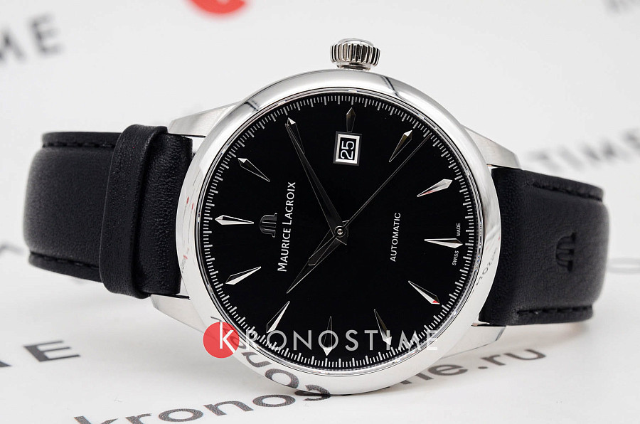 Часы Maurice Lacroix 1975 756008-SS001-330-2 — механические, сталь металл