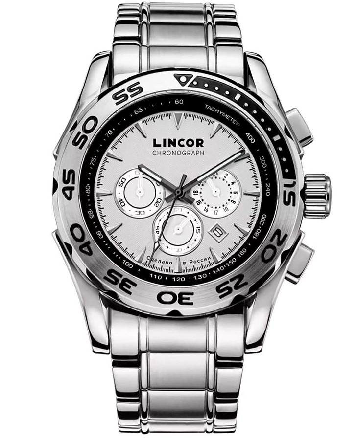 Часы Lincor UNI 1012S0B3 — мужские, серебристый