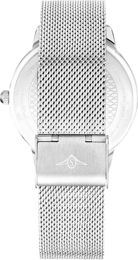 Часы Stuhrling Symphony 3998.2 — кварцевые, сталь металл