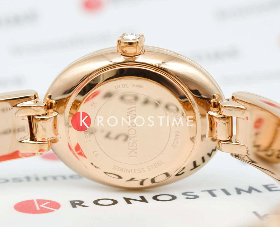 Часы Swarovski Crystal Rock Oval 5656851 — нержавеющая сталь с pvd-покрытием, женские