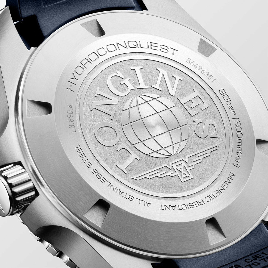 Часы Longines Conquest L3.890.4.96.9 — металл сталь керамика, Швейцария