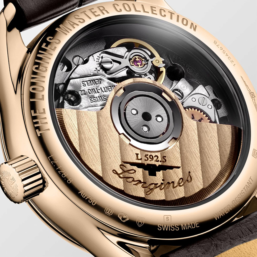 Часы Longines Master Collection L2.128.8.78.3 — кожаный, женские