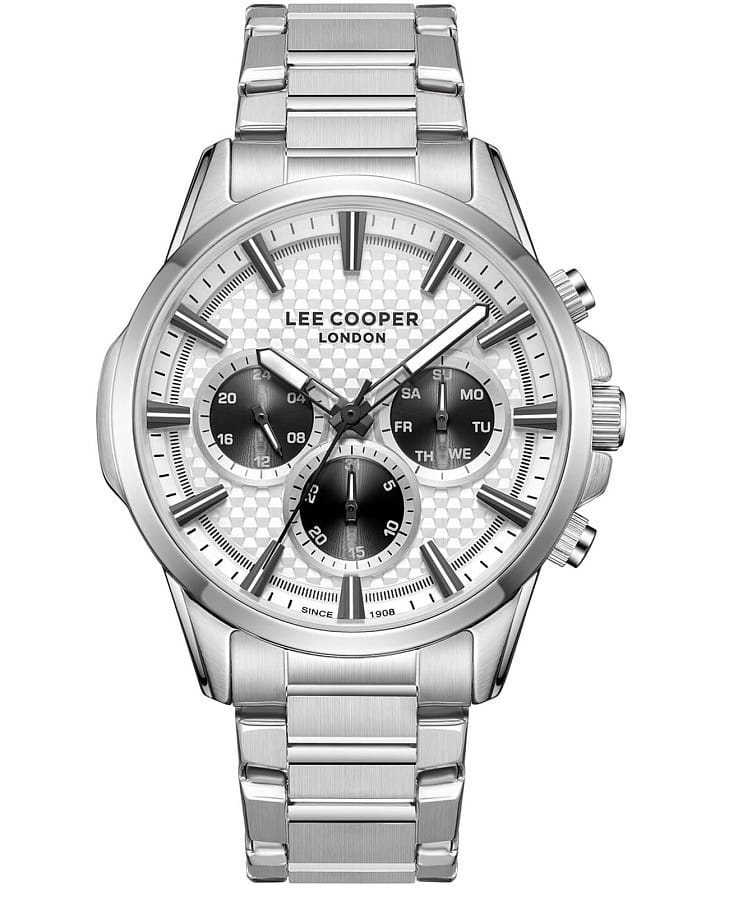Часы Lee Cooper LC08049.360 — мужские, серебристый