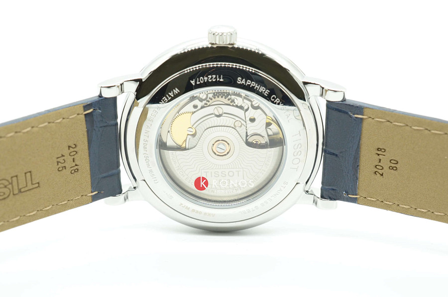 Часы Tissot Carson Premium Powermatic 80 T122.407.16.043.00 — мужские, кожаный