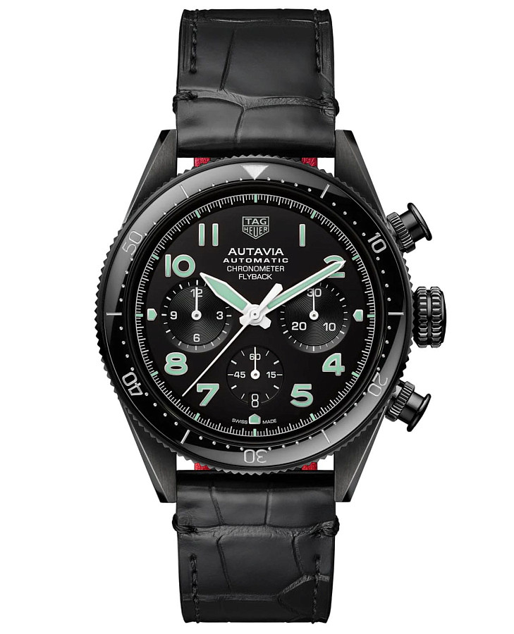 Часы TAG Heuer Autavia CBE511C.FC8280 — мужские, черный