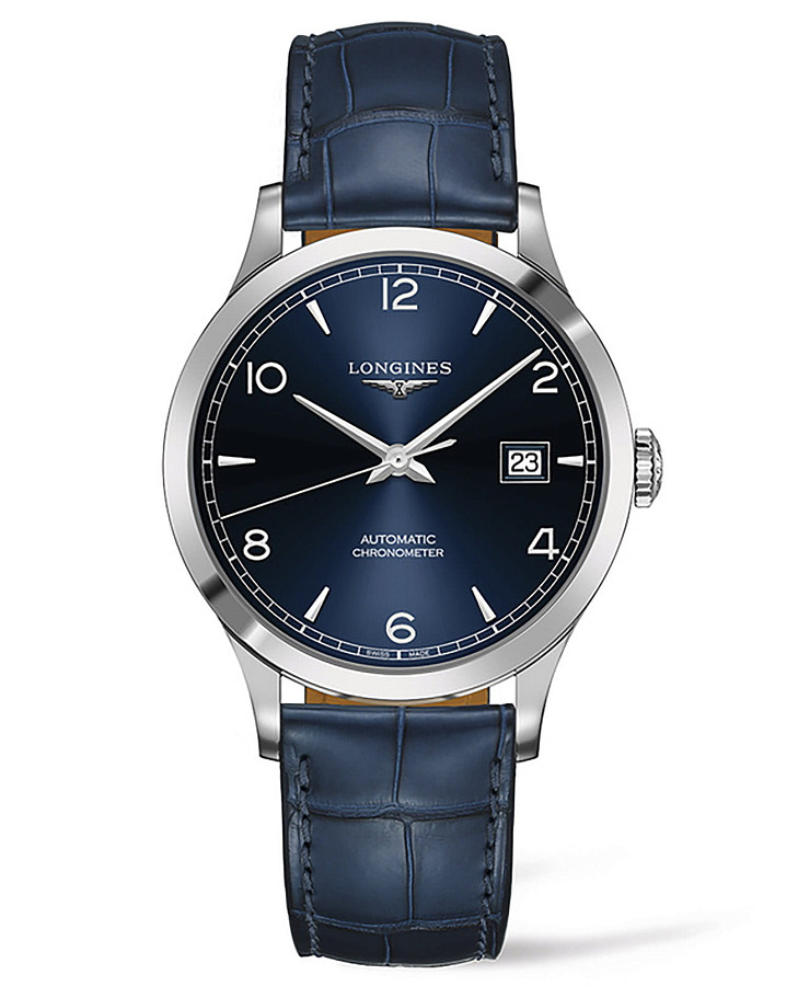 Часы Longines Record Collection L2.821.4.96.4 — мужские, синий