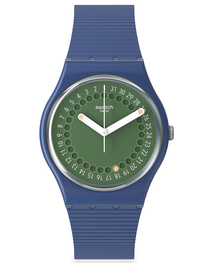 Часы Swatch Gent Biosourced Standard SO28N403 — женские, зеленый