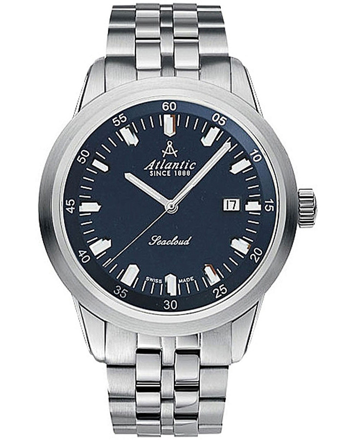 Часы Atlantic Seacloud 73365.41.51 — мужские, синий