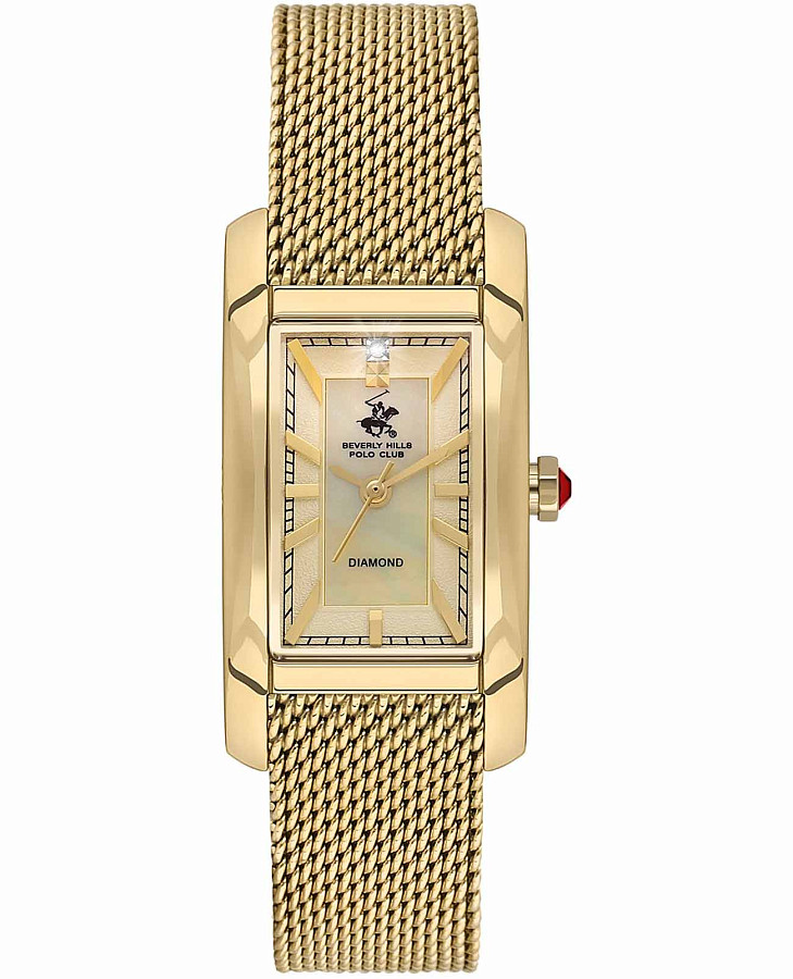 Часы Beverly Hills Polo Club Quartz BP3614C.120 — женские, золотой