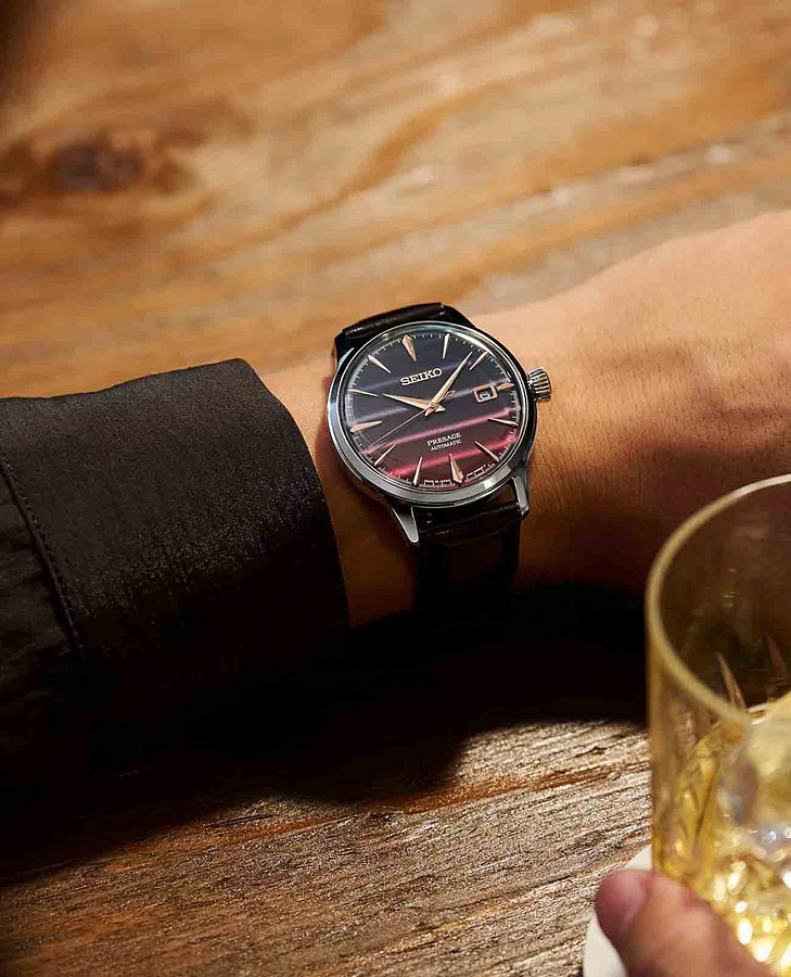 Часы Seiko Presage Cocktail Time SRPK75J1 — механические, металл сталь