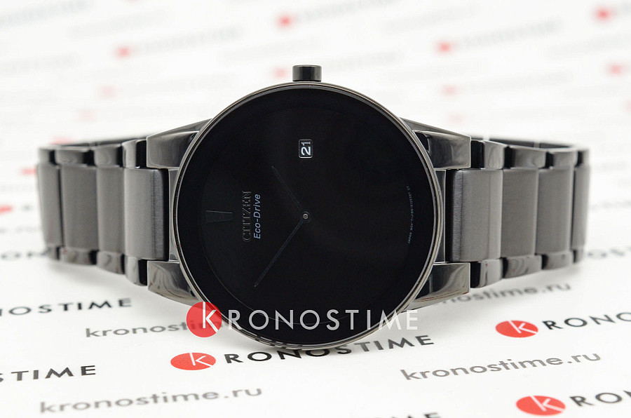 Часы Citizen Eco-Drive Axiom AU1065-58E — кварцевые, металл сталь