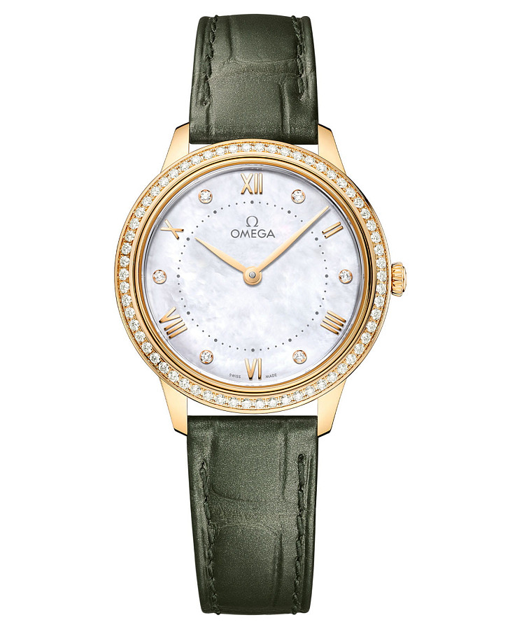 Часы Omega De Ville Prestige 434.58.30.60.55.002 — женские, перламутровый