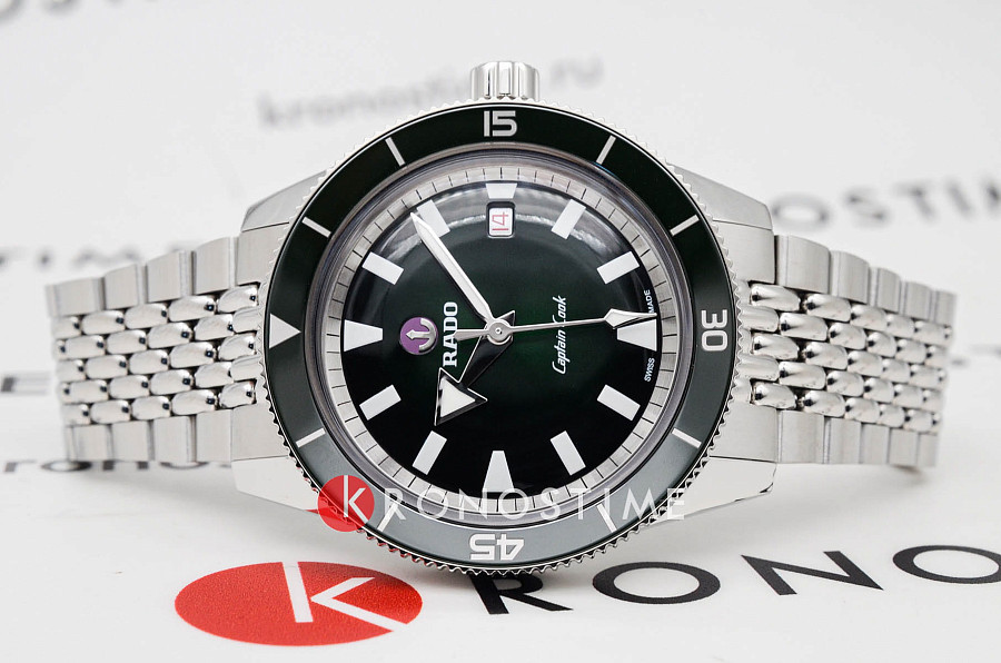 Часы Rado Captain Cook Automatic R32505313 — механические, металл сталь керамика