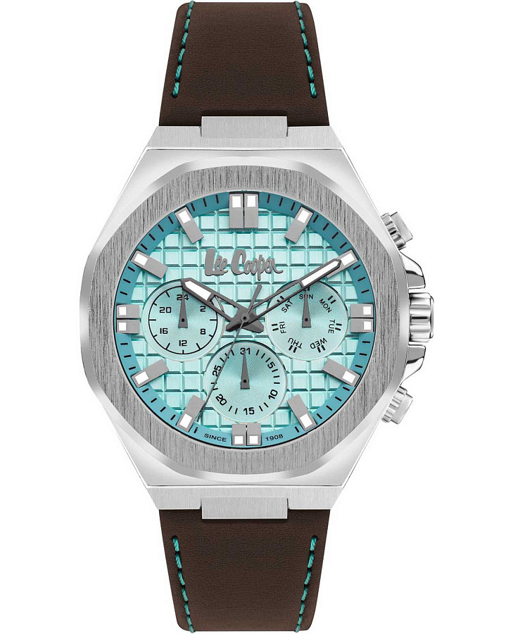 Часы Lee Cooper LC07983.394 — мужские, голубой