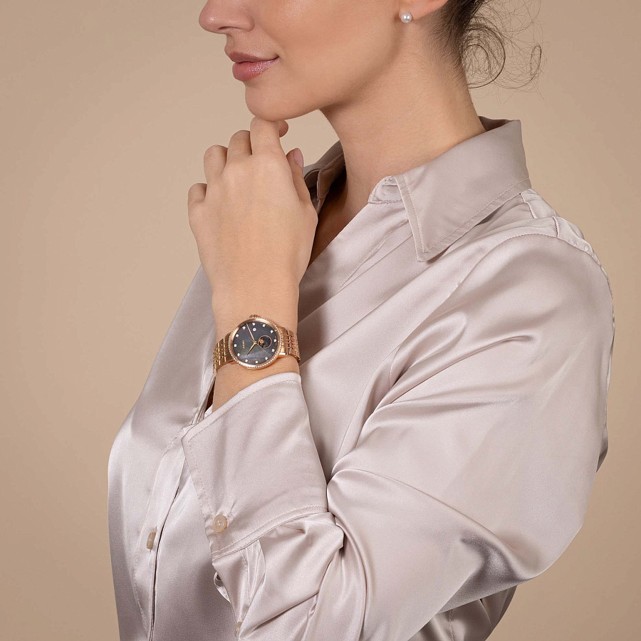 Часы Rado Coupole Diamonds Moonphase R22885903 — сталь металл, Швейцария