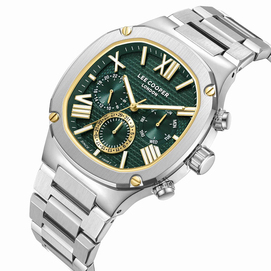 Часы Lee Cooper LC08146.370 — кварцевые, металл суперметалл