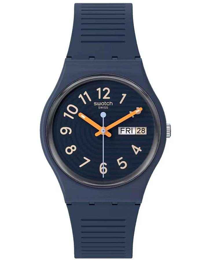 Часы Swatch Gent Biosourced Standard SO28I700 — женские, синий