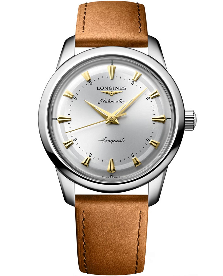 Часы Longines Heritage Classic L1.650.4.72.2 — мужские, серебристый